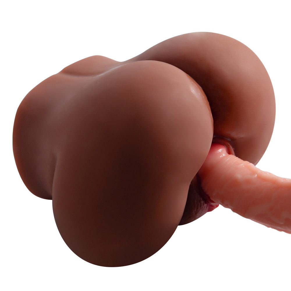 Realistic silicone butt sex toy for lifelike sensations