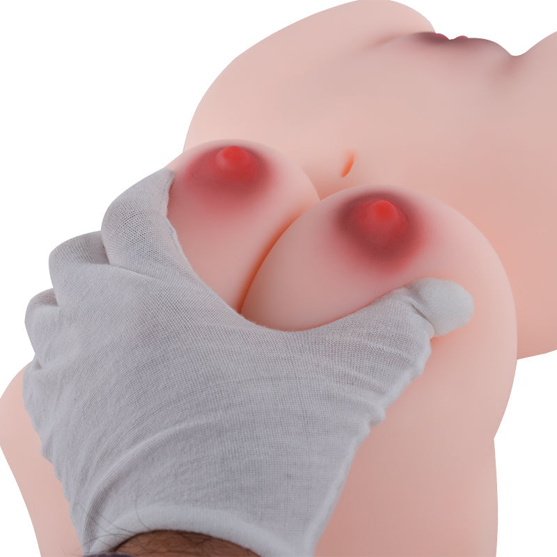 Full silicone BBW sex toy – top-down display