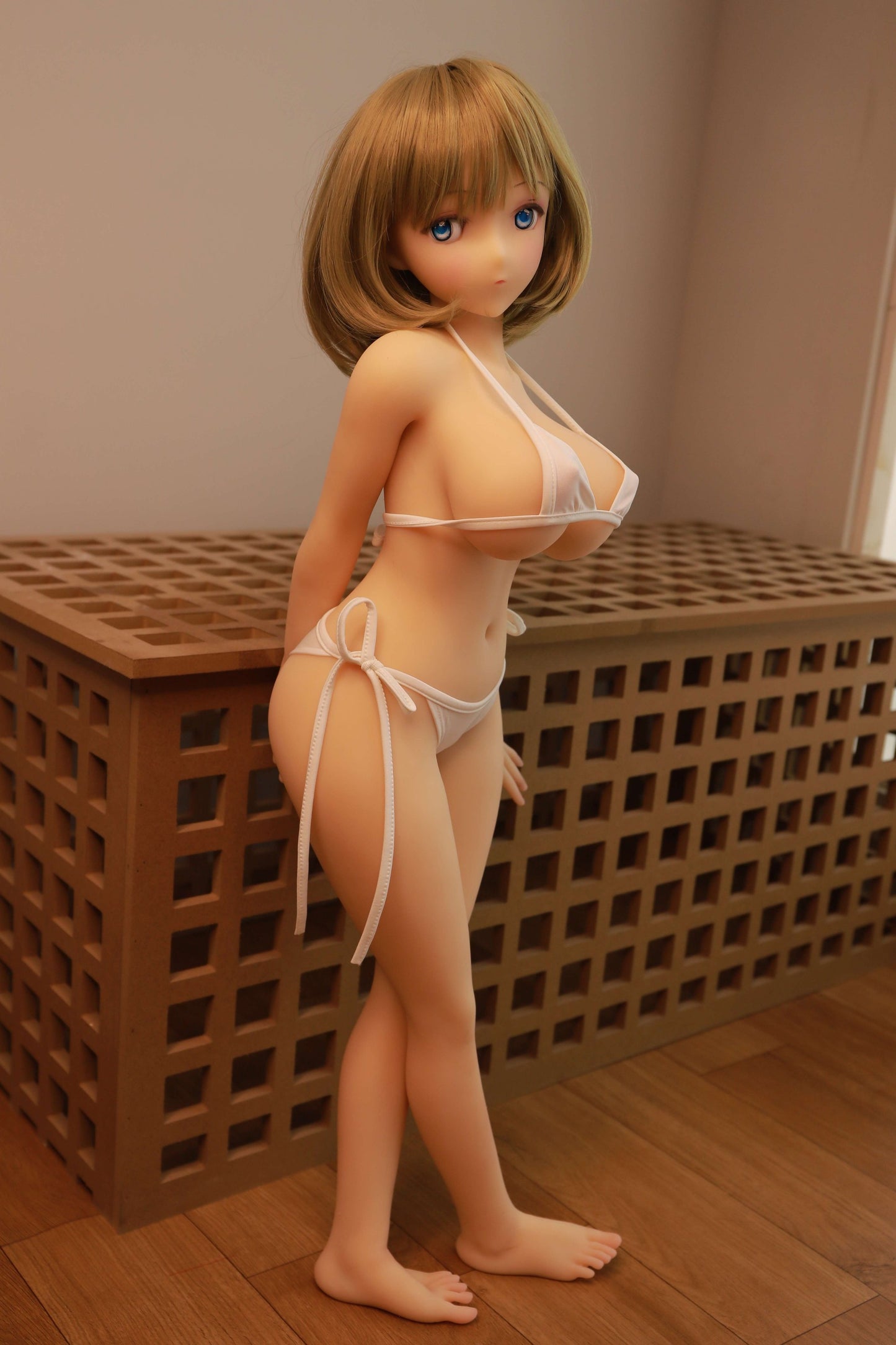 80cm Anime Sex Doll – Big Breasts, Natural Skin, Soft Curves & Cute Lifelike Face for Ultimate Otaku Pleasure