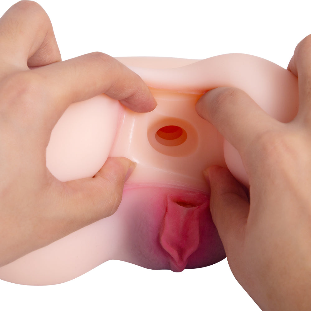 Silicone sex toy for lifelike sensations and comfort